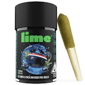 LIME | BLUEBERRY HEADBAND - 5PK INFUSED | PREROLL | 3G