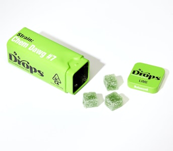 DROPS - Lime - Rosin Gummy - 20pc 100mg