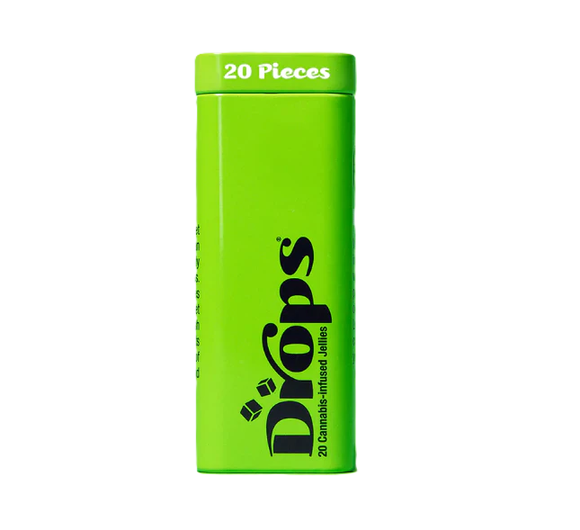 Drops - Drops | "Evergreen" 50mg Live Rosin Gummies (10-pack) | Lime Main Image