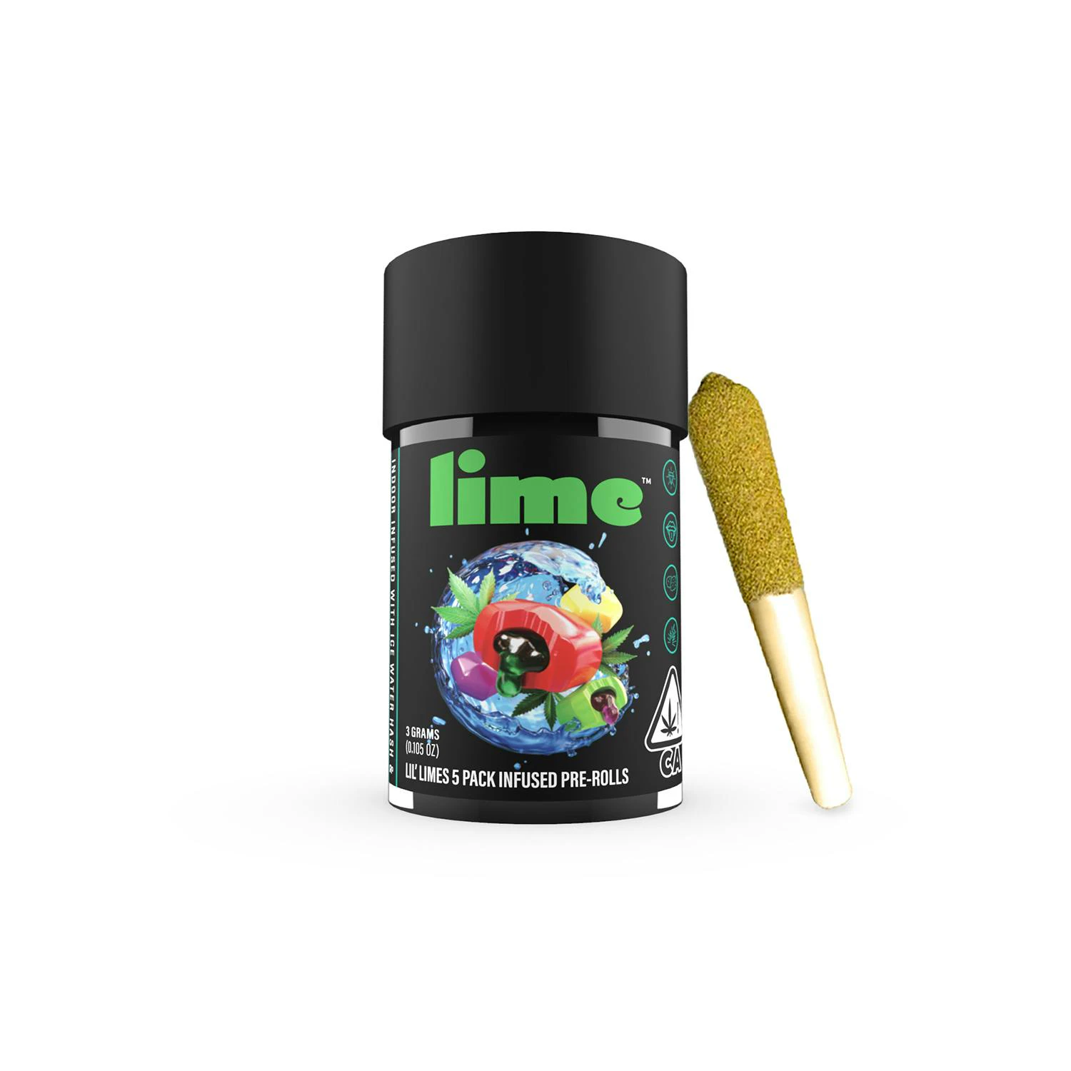 Lime - LIME | GUSHERS - 5PK INFUSED | PREROLL | 3G Main Image
