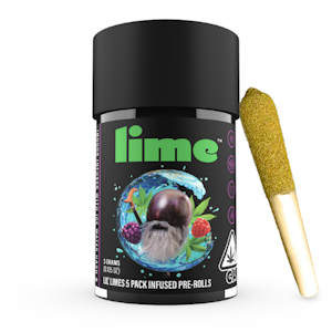 Lime - LIME | PURPLE ZAZA - 5PK INFUSED | PREROLL | 3G