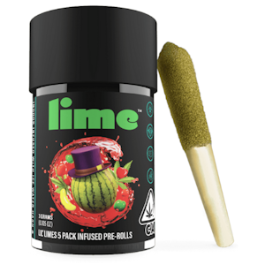 Lime - LIME | WATERMELON RUNTZ - 5PK INFUSED | PREROLL | 3G