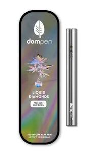 DOMPEN -  Black Diamond | Live Resin w/ Liquid Diamonds (I) 92% THC  | Dompen | 1g AIO