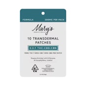 Mary's Medicinals 3:2:1 Transdermal Patch 10-Pack (Sleep) (C) Topicals 150mg