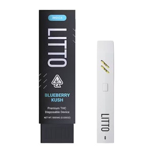 LITTO - BLUEBERRY KUSH PREMIUM DISPOSABLE 1G - LITTO