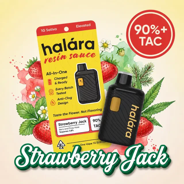 Halara - 1g Strawberry Jack Live Resin Sauce / All-in-One / Halara Main Image