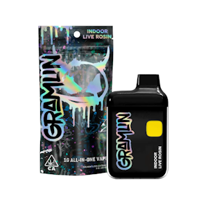 GRAMLIN - 1g Gramlin Indoor Live Rosin All-In- One Vape - Super Boof 82%