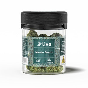 Live - Mendo Breath 14g Flower Jar | Live | Flower