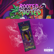 Rooted & Zooted Live Resin Disposable Orange Sherbert/Guava Dream 1g