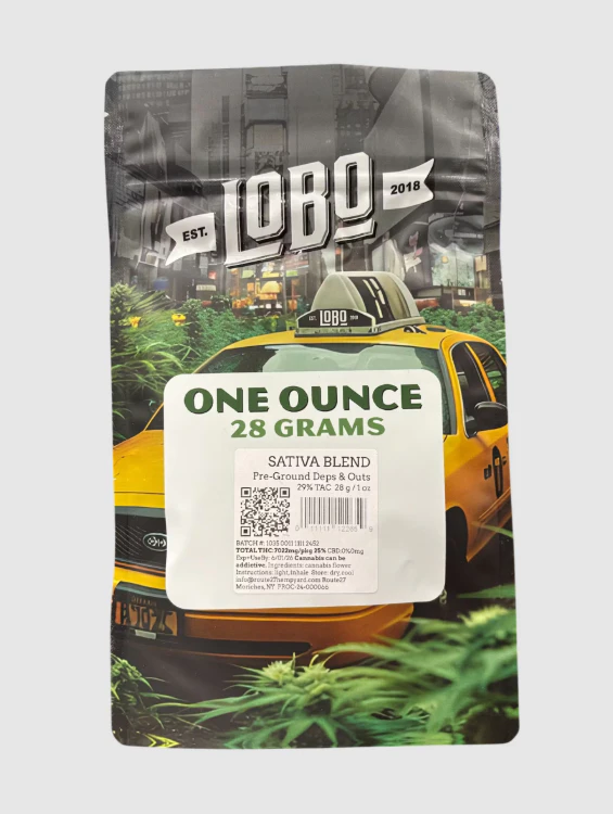 Lobo - Lobo- Sativa Blend- 28g Infused pre-ground Flower Main Image