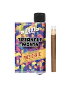 Lobo- Presidente- Triangle Mints- 2g Infused Hemp Blunt