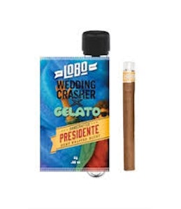 Lobo - Wedding Crasher x Gelato | Presidente | Infused Blunt | Preroll | 2g (LOBO)