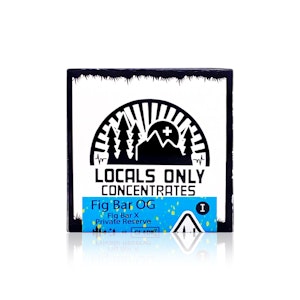 LOCALS ONLY CONCENTRATES - LOCALS ONLY - Concentrate - Fig Bar - Live Wet Diamonds - 1G