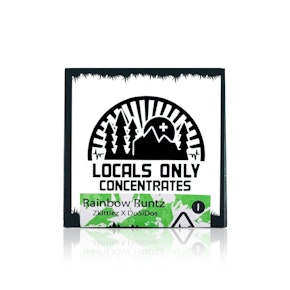 LOCALS ONLY - Concentrate - Rainbow Runtz - Live Wet Badder - 1G