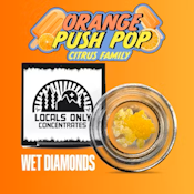 [REC] Locals Only By Clade9 | Orange Push Pop | 1g Wet Diamonds