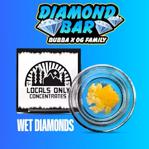 Locals Only - Locals Only  | Diamond Bar | 1g Wet Diamonds