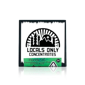 LOCALS ONLY - Concentrate - Florida OG - Live Wet Badder - 1G