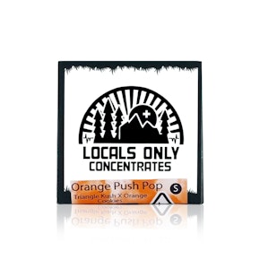 LOCALS ONLY - Concentrate - Orange Push Pop - Live Wet Diamonds - 1G