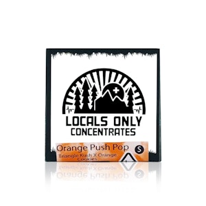 LOCALS ONLY CONCENTRATES - LOCALS ONLY - Concentrate - Orange Push Pop - Live Wet Diamonds - 1G