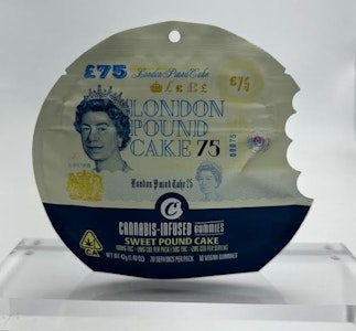 Cookies - London Pound Cake #75 100mg 10 Pack Gummies - Cookies