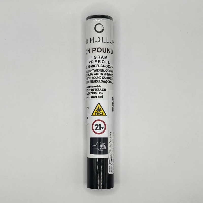 518 Hollow - 518 Hollow - London Pound Cake - 22% THC - 1g - Preroll Main Image