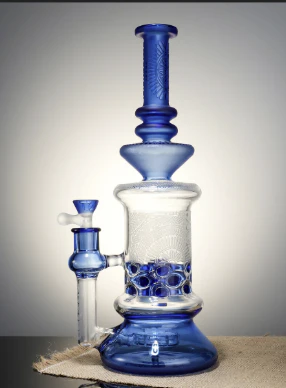 Lookah - Lookah | Tattoo Glass Bong Blue Main Image