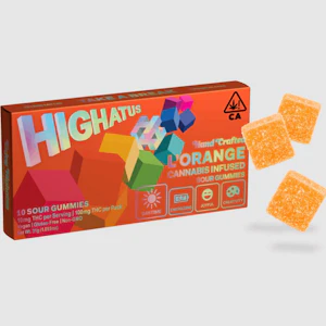 HIGHATUS - Highatus - Sativa - L'Orange - Sour Gummies - (100mg)