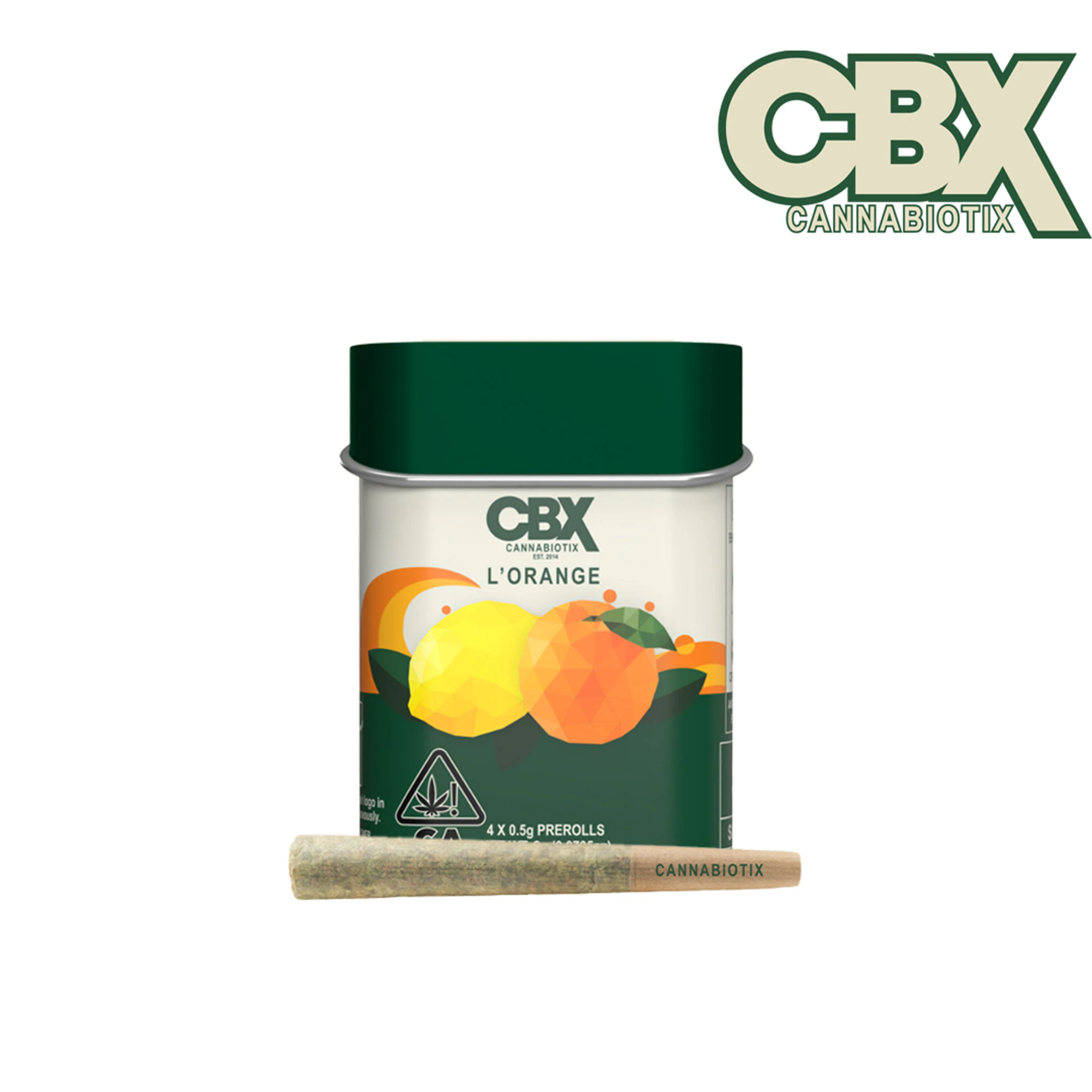 CBX: Cannabiotix - L'Orange Pre-Roll Pack (4pk) Main Image