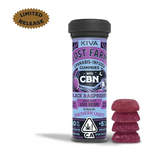 Lost Farm | Black Raspberry | Live Resin CBN Strain-Specific Gummies | 100mg