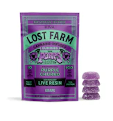Grape 10pk Live Resin Gummies - 100mg