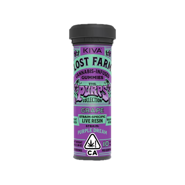Lost Farm | Grape | Live Rosin Gummies