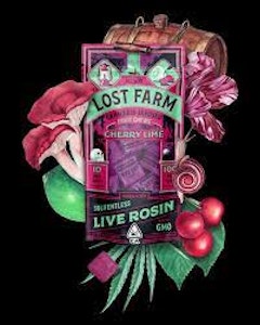 Kiva - Lost Farm Live Rosin Chews 100mg Cherry Lime x GMO