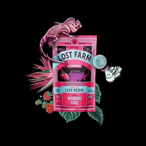 Lost Farm | Edible | Live Resin Gummy - Raspberry x Wedding Cake | 100mg,10