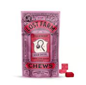 Strawberry 10pk Fruit Chews - 100mg