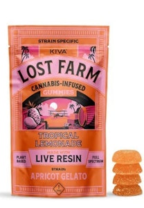 Kiva - Lost Farms Live Rosin - Tropical Lemonade -  200mg