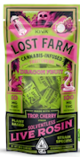 [Lost Farm] Live Rosin Chews - 100mg - Dragon Fruit Trop Cherry (S/H)