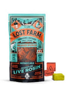 LOST FARM - LOST FARM | ISLAND PUNCH MOTHERS MILK ROSIN - 10PK | EDIBLE | 100MG