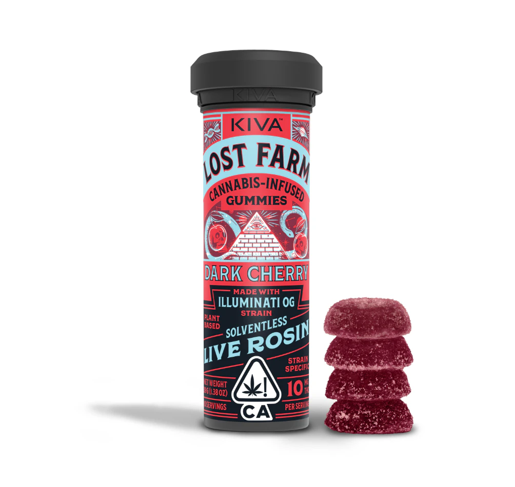 Lost Farm - Lost Farm Gummies Dark Cherry Illuminati OG Rosin (I) 100mg Main Image