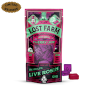 Lost Farm Chews Cherry Lime GMO Rosin (VEGAN) 100mg