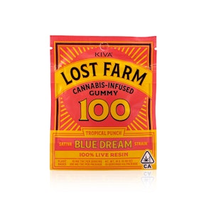 LOST FARM - Edible - Tropical Punch - Blue Dream - One Piece - 100MG