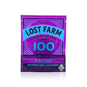 LOST FARM - Edible - Triple Berry Fatso - One Piece - Rosin - 100MG