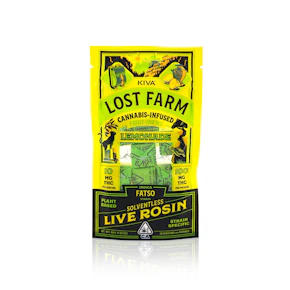 LOST FARM - Edible - Lemonade - Fatso - Rosin - Fruit Chews - 100MG