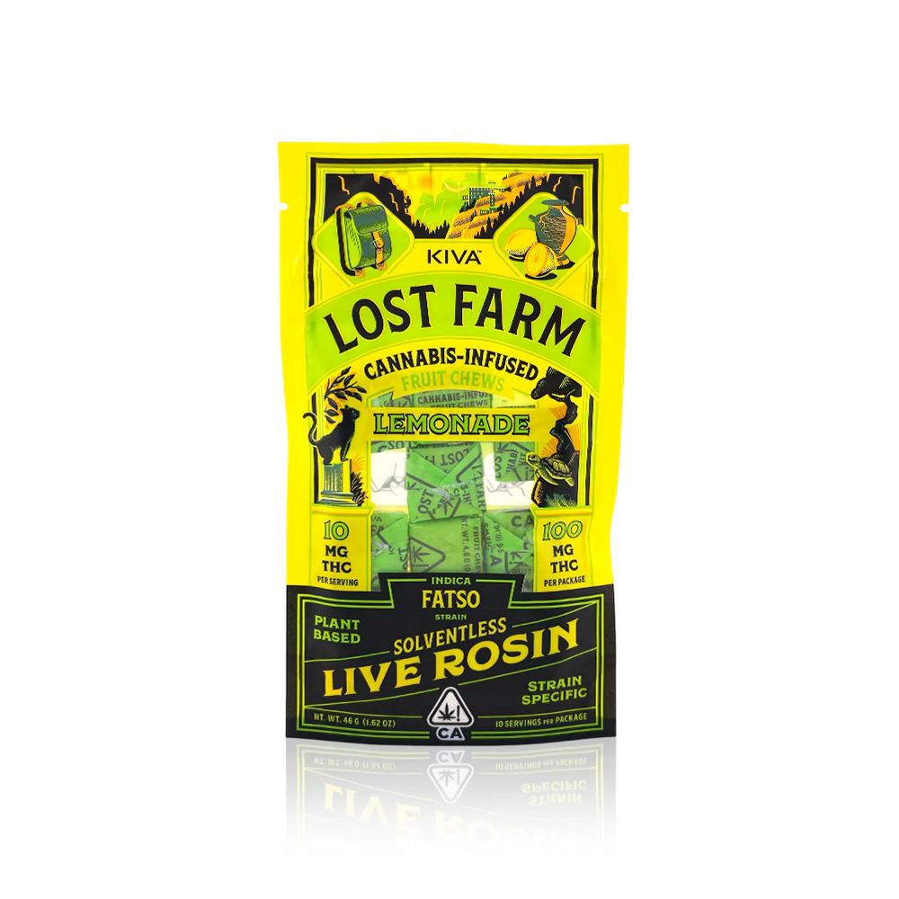 Lost Farm - LOST FARM - Edible - Lemonade - Fatso - Rosin - Fruit Chews - 100MG Main Image