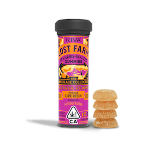Kiva Lost Farm - Lost Farm - 100mg Gummies (Papaya Peach-Indica)