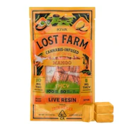 LOST FARM - MANGO THCV CHEWS 100MG - KIVA CONFECTIONS