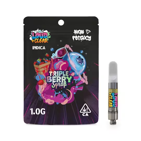 Loud + Clear | Triple Berry Syrup | Cartridge