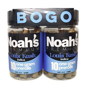 NOAH'S PREMIUM - Noah's Premium - Pre Roll Pack - Indica - Louis Kush - (20g total) 20 pack