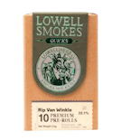Rip Van Winkle -Indica- 21.50% THC | Quicks Premium Pre-Rolls, 10pk 3.5g | Lowell Smokes       -k12 back