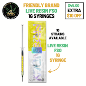 Captain Jack Live Resin Full Spectrum Oil Syringe 1g Special