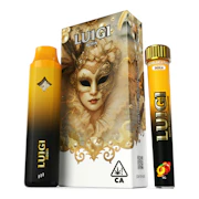 Luigi | Casablanca Peach | Rosin All-In-One Vape 1g + Infused Bubble Hash Rosin Preroll Blunt 1g